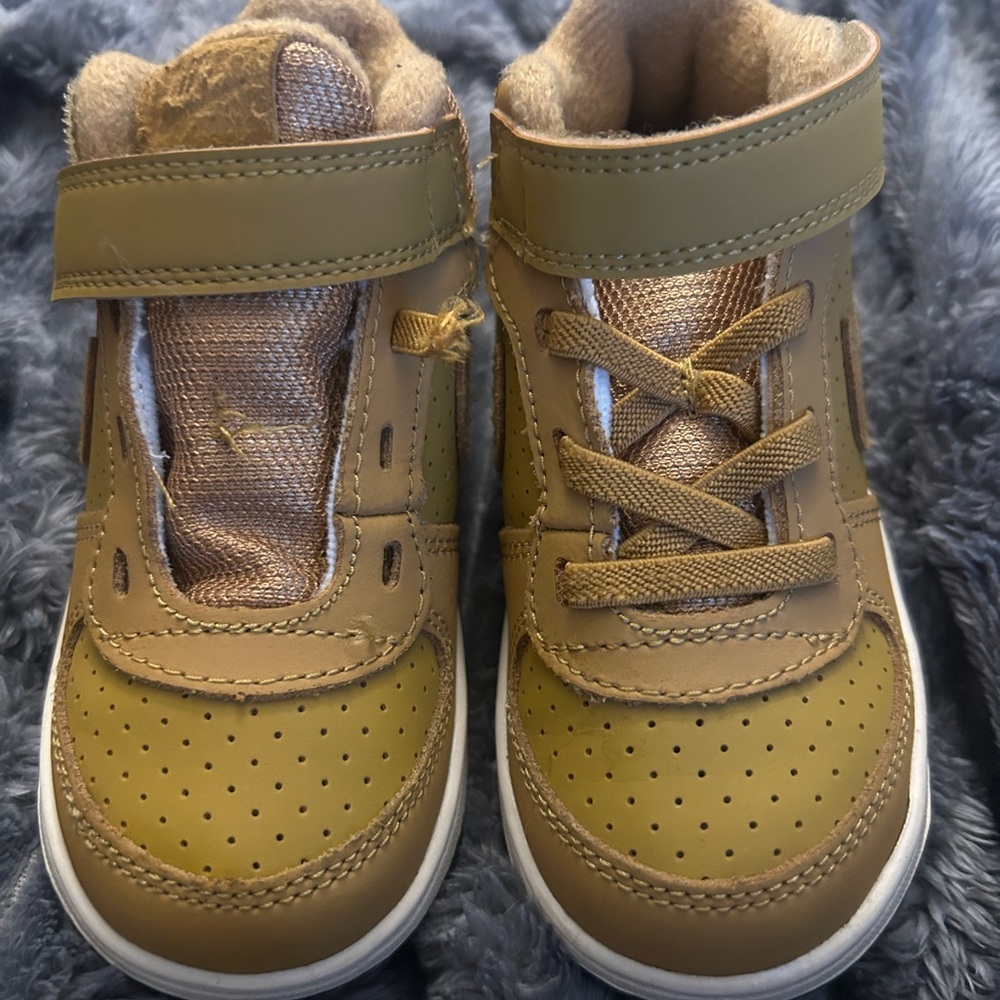 Nike Kids Olive High-Top Sneakers